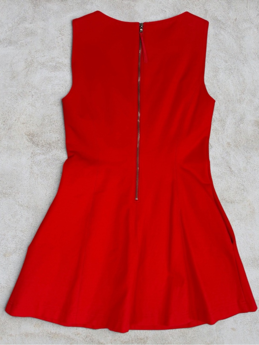 SPANX Perfect Fit & Flare Red Dress S A-Line Mini Pockets Little Red Dress - Picture 4 of 10